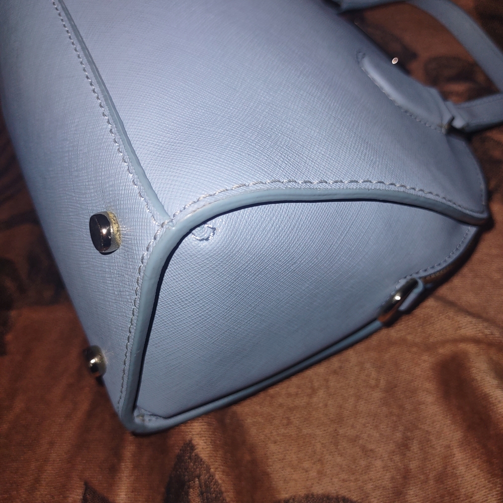 Kate Spade Soft Blue Satchel - image 8